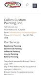 Mobile Screenshot of collinscustompainting.com